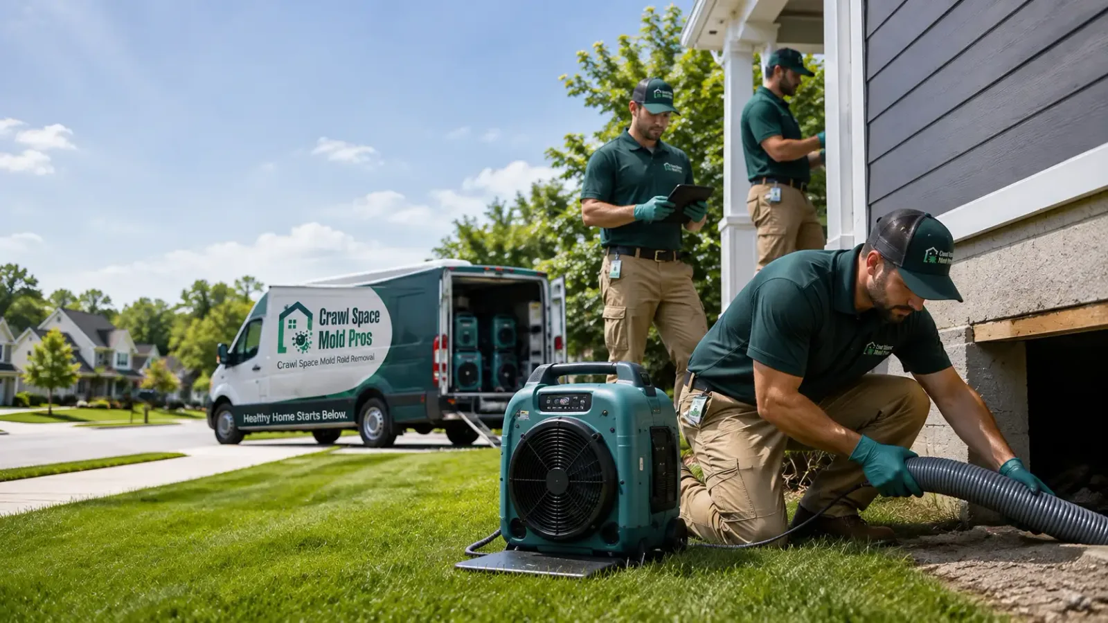 Crawl Space Mold Removal in Healdsburg, CA